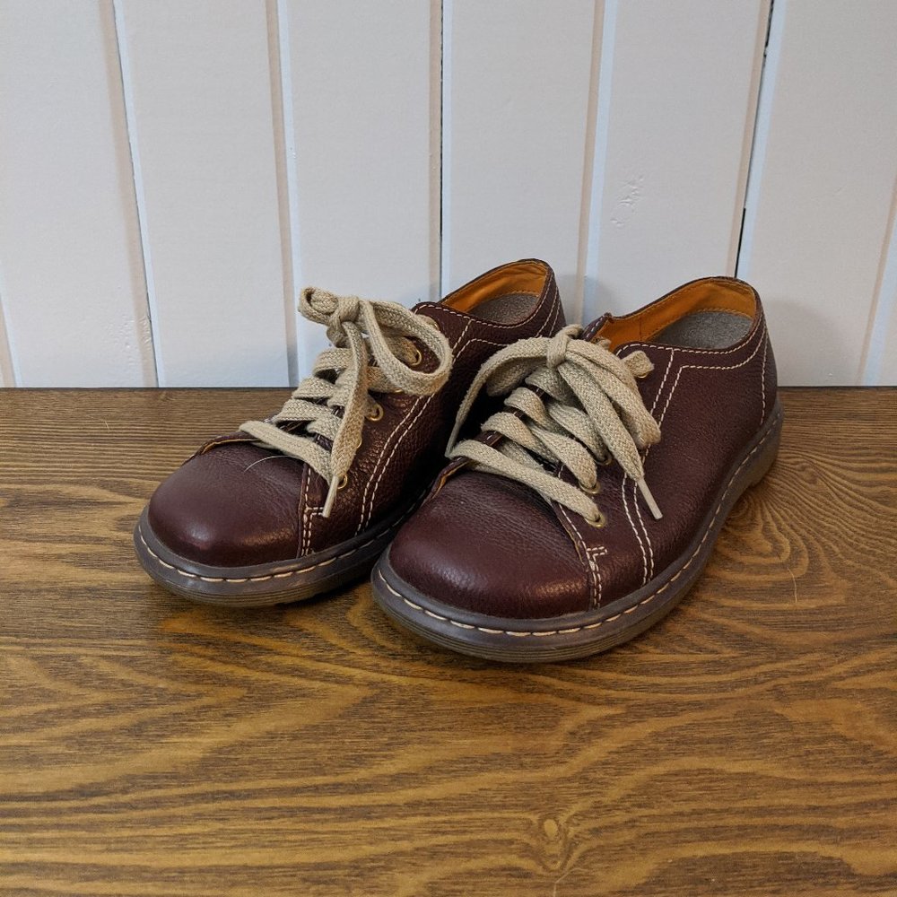 Dr. Martens 5 Red/Brown Oxford Shoes